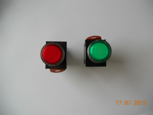 按鈕開關(guān)-供應(yīng)臺(tái)灣賀電原裝進(jìn)口按鈕開關(guān)帶燈帶鎖平頭按鈕NLB22-L 按鈕開關(guān)-